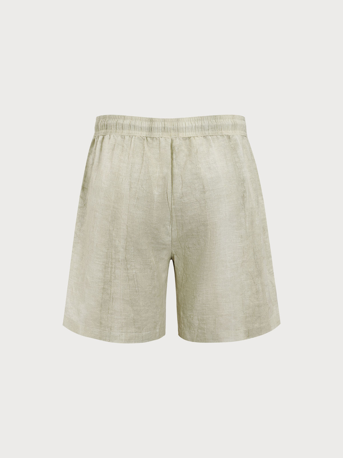 Men'S Woven Linen Swim Shorts Men's Shorts - HAPNIXSTORE