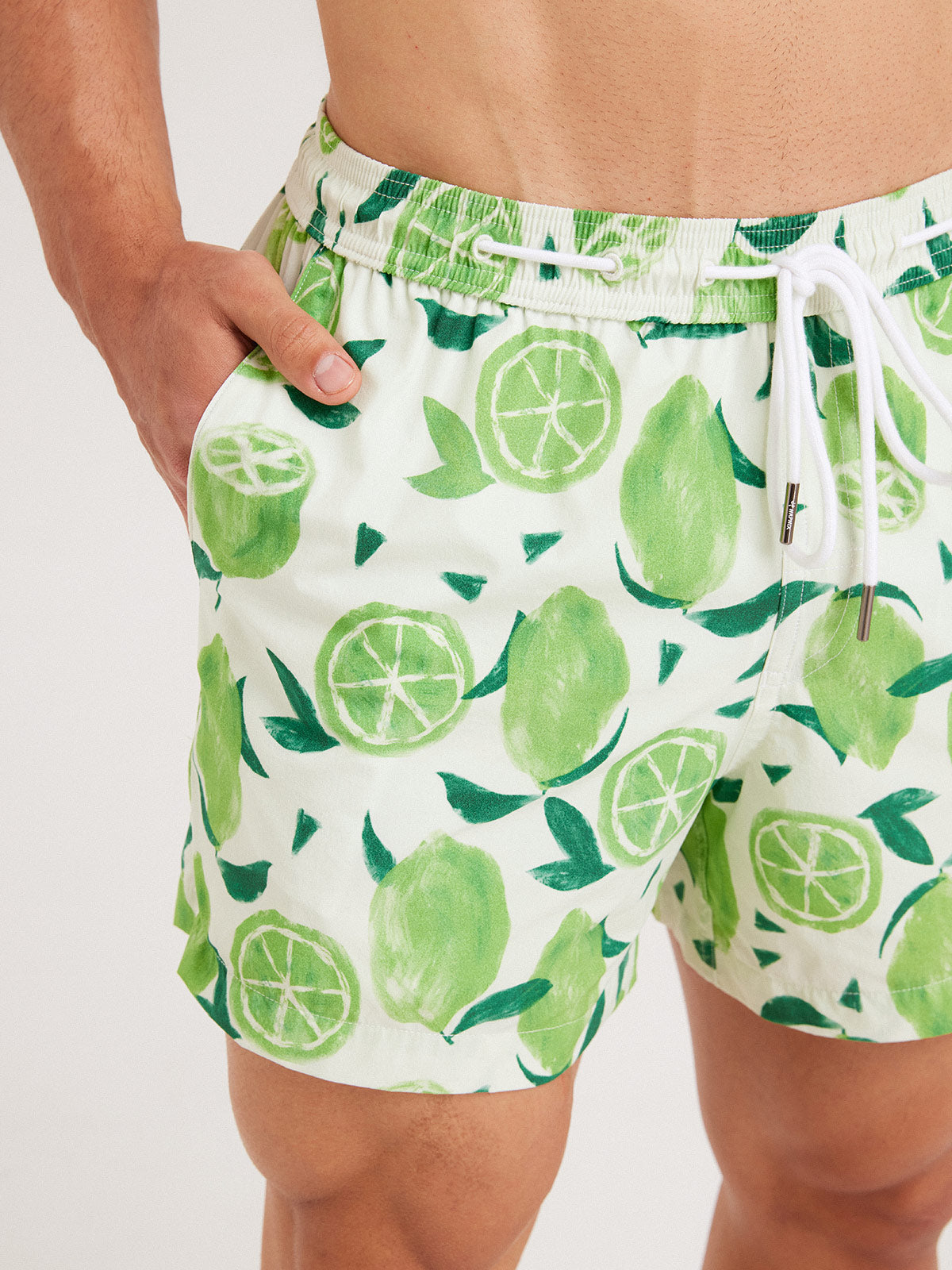 Men'S Woven Nail Spandex Swim Shorts Men's Beach Shorts - HAPNIXSTORE