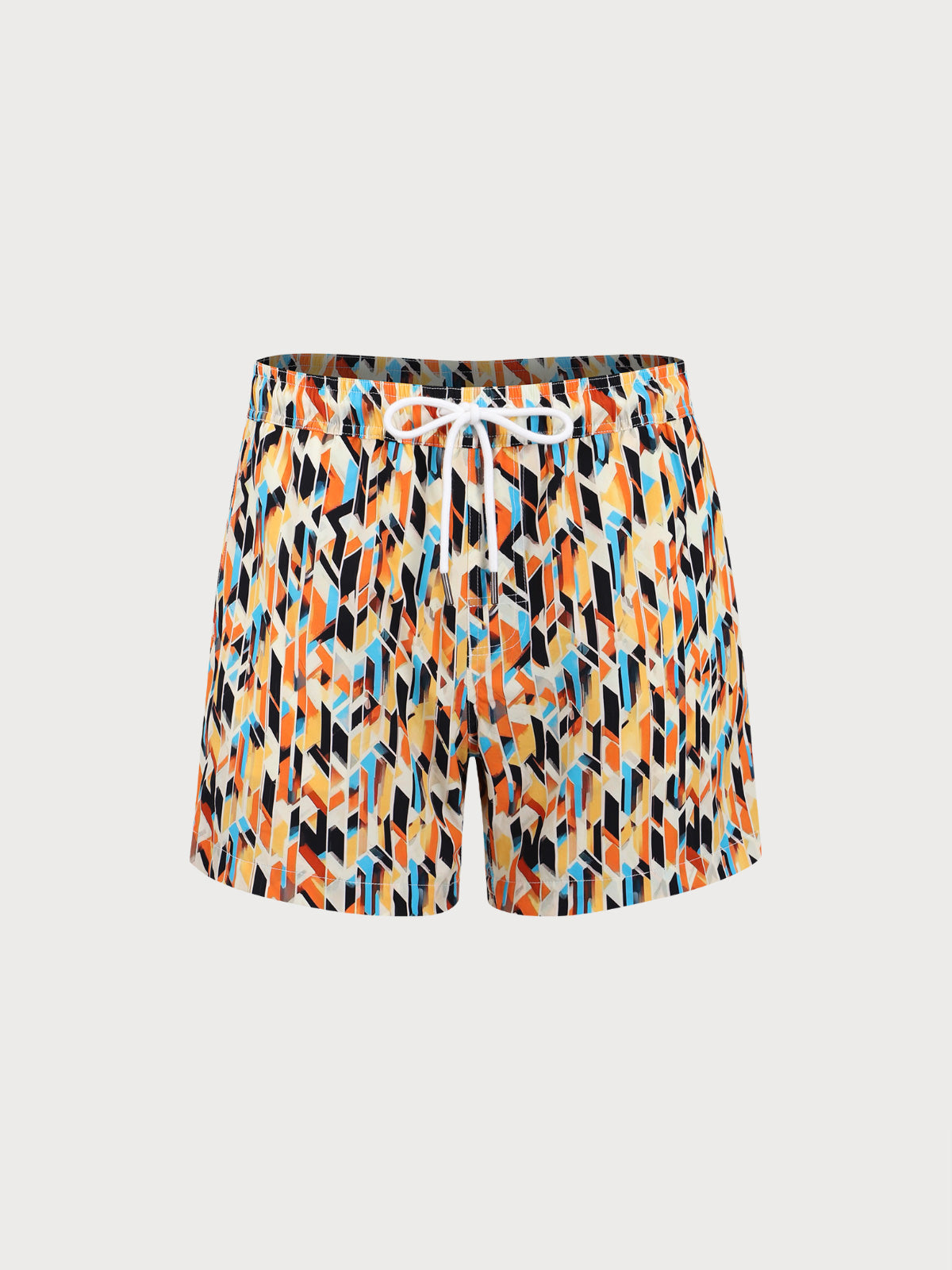 Men'S Woven Nail Spandex Swim Shorts Men's Beach Shorts - HAPNIXSTORE