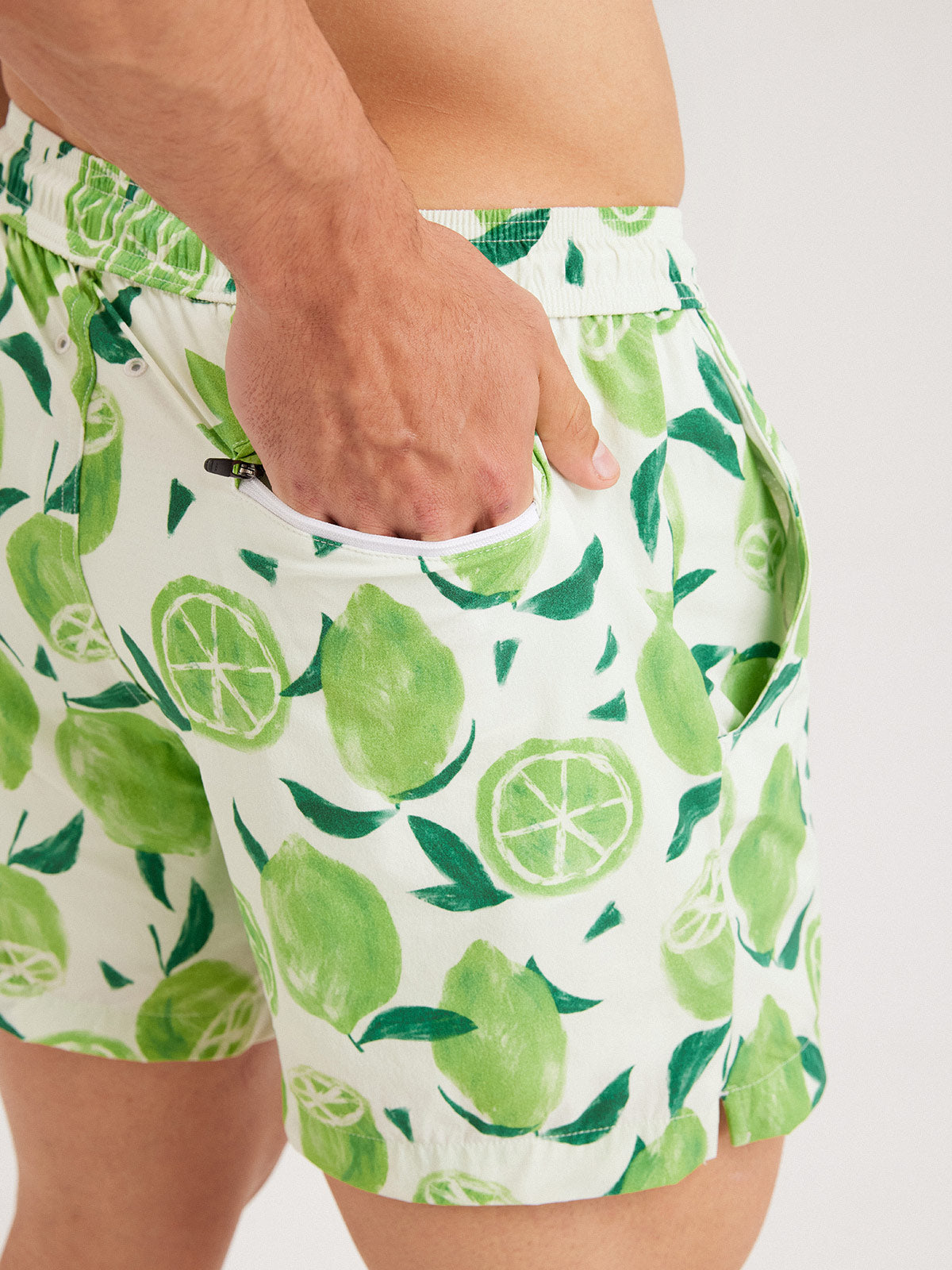 Men'S Woven Nail Spandex Swim Shorts Men's Beach Shorts - HAPNIXSTORE