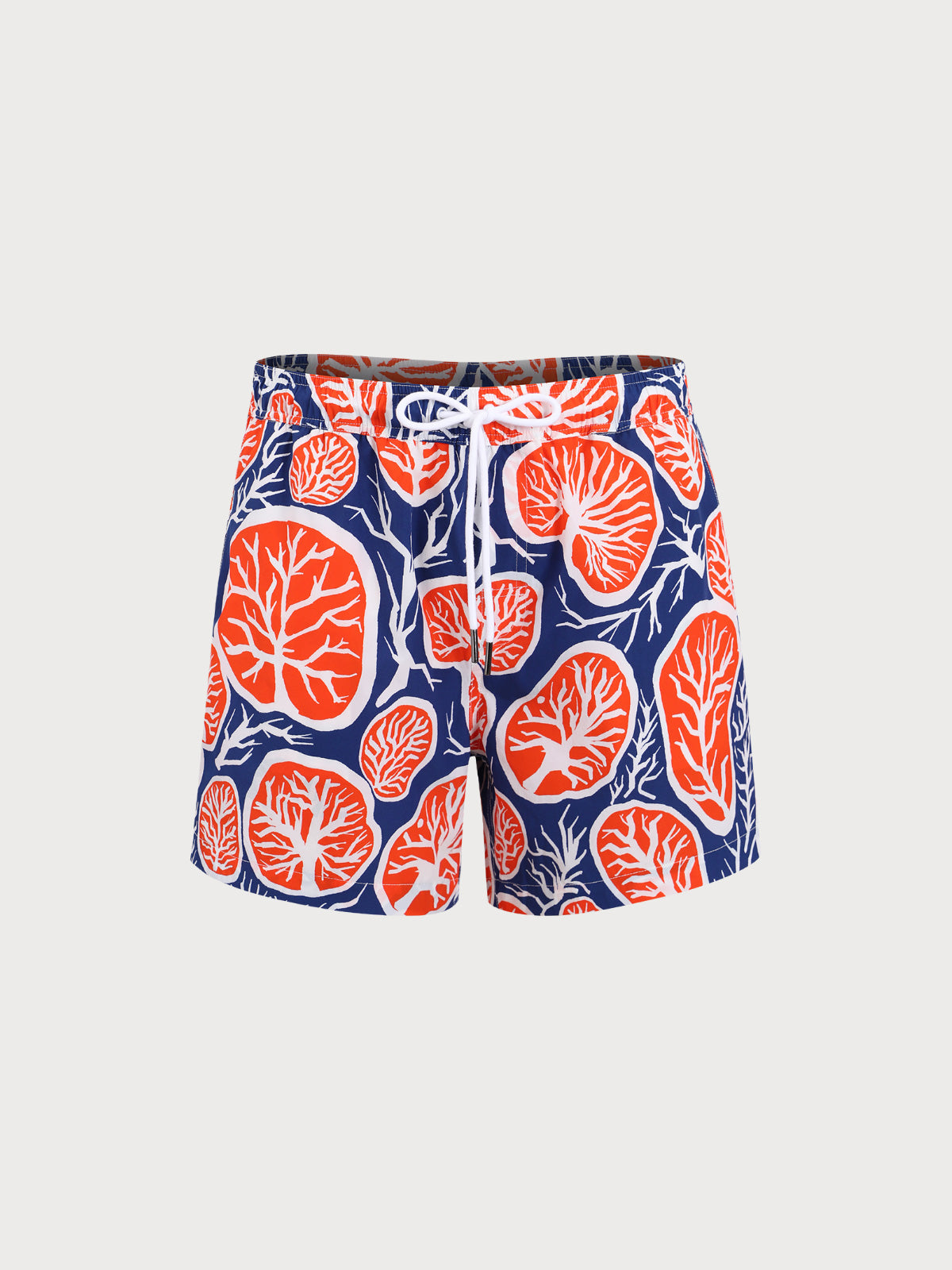 Men'S Woven Nail Spandex Swim Shorts Multi Men's Beach Shorts - HAPNIXSTORE
