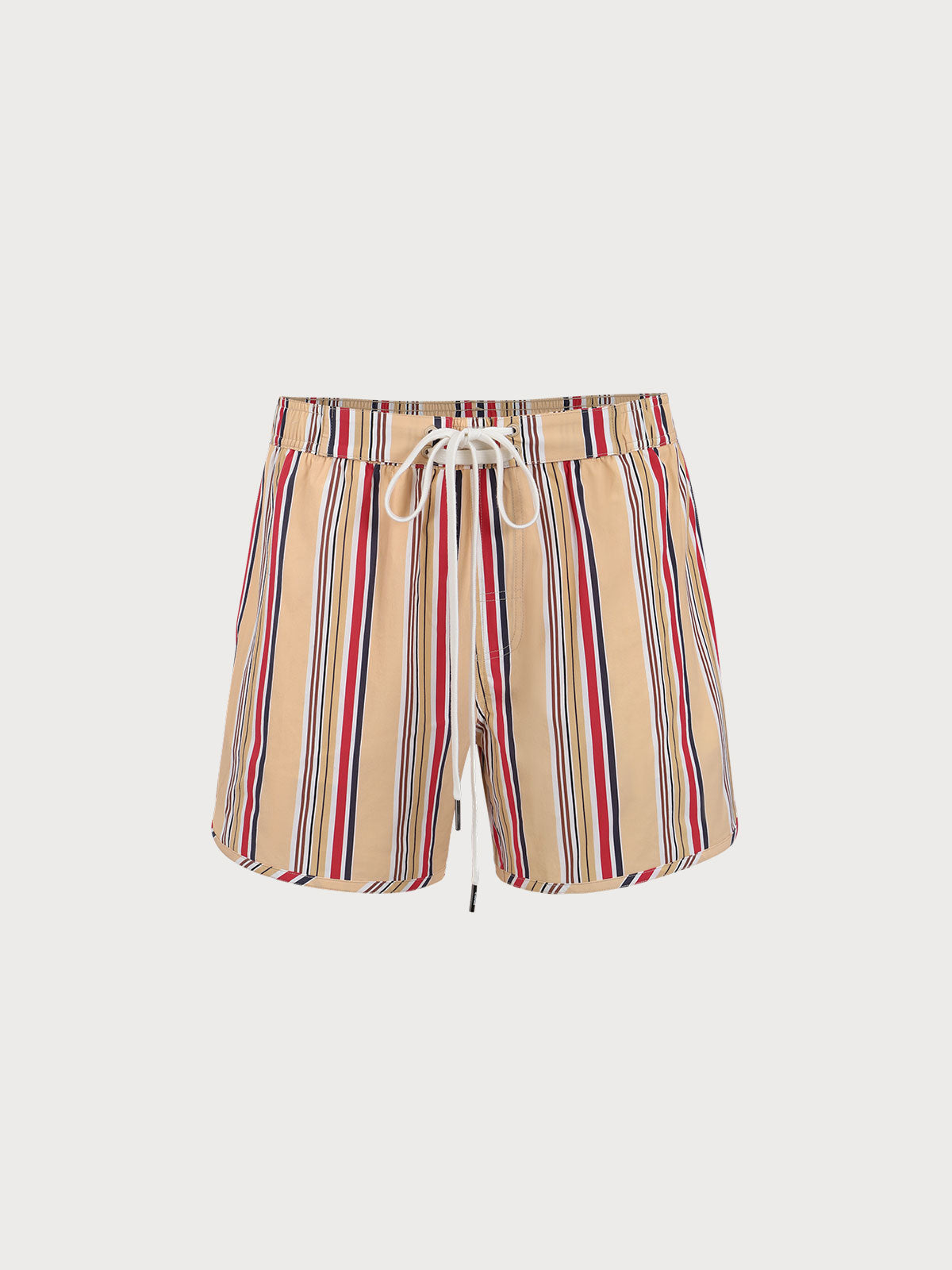 Men'S Woven Nail Spandex Swim Shorts Multi Men's Beach Shorts - HAPNIXSTORE