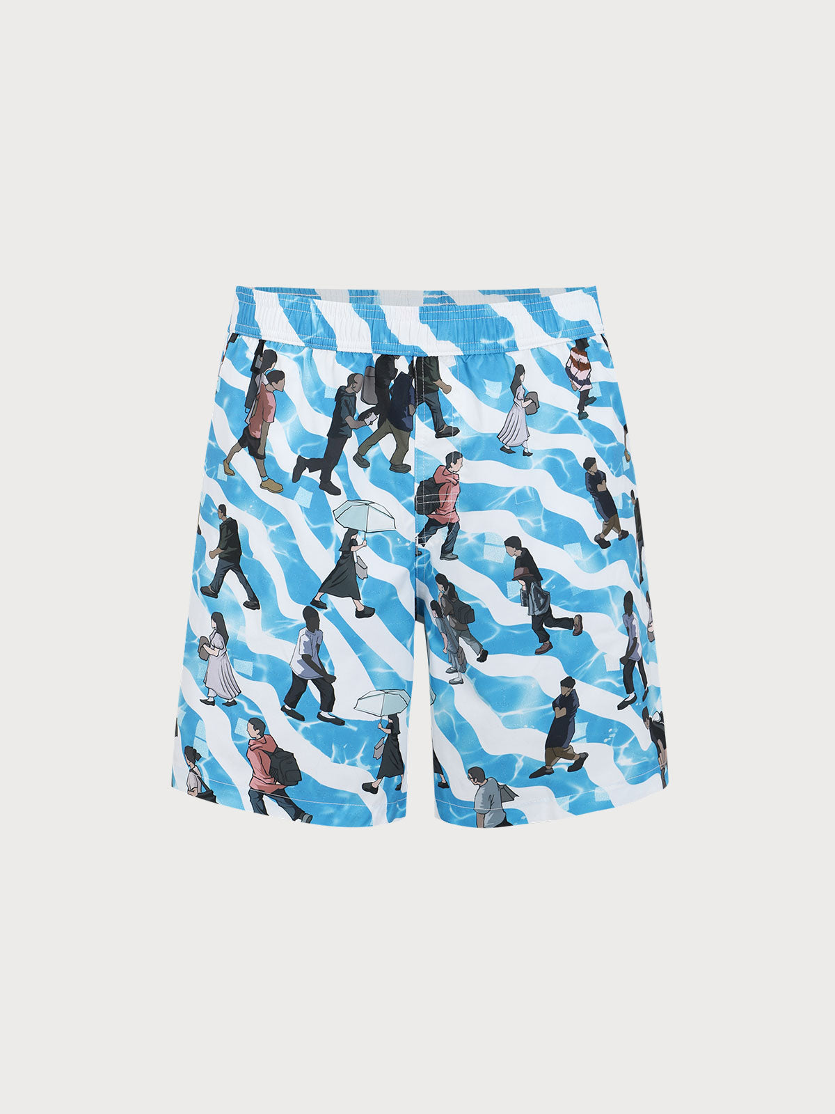 Men's Woven Polyester Swim Shorts Men's Shorts - HAPNIXSTORE