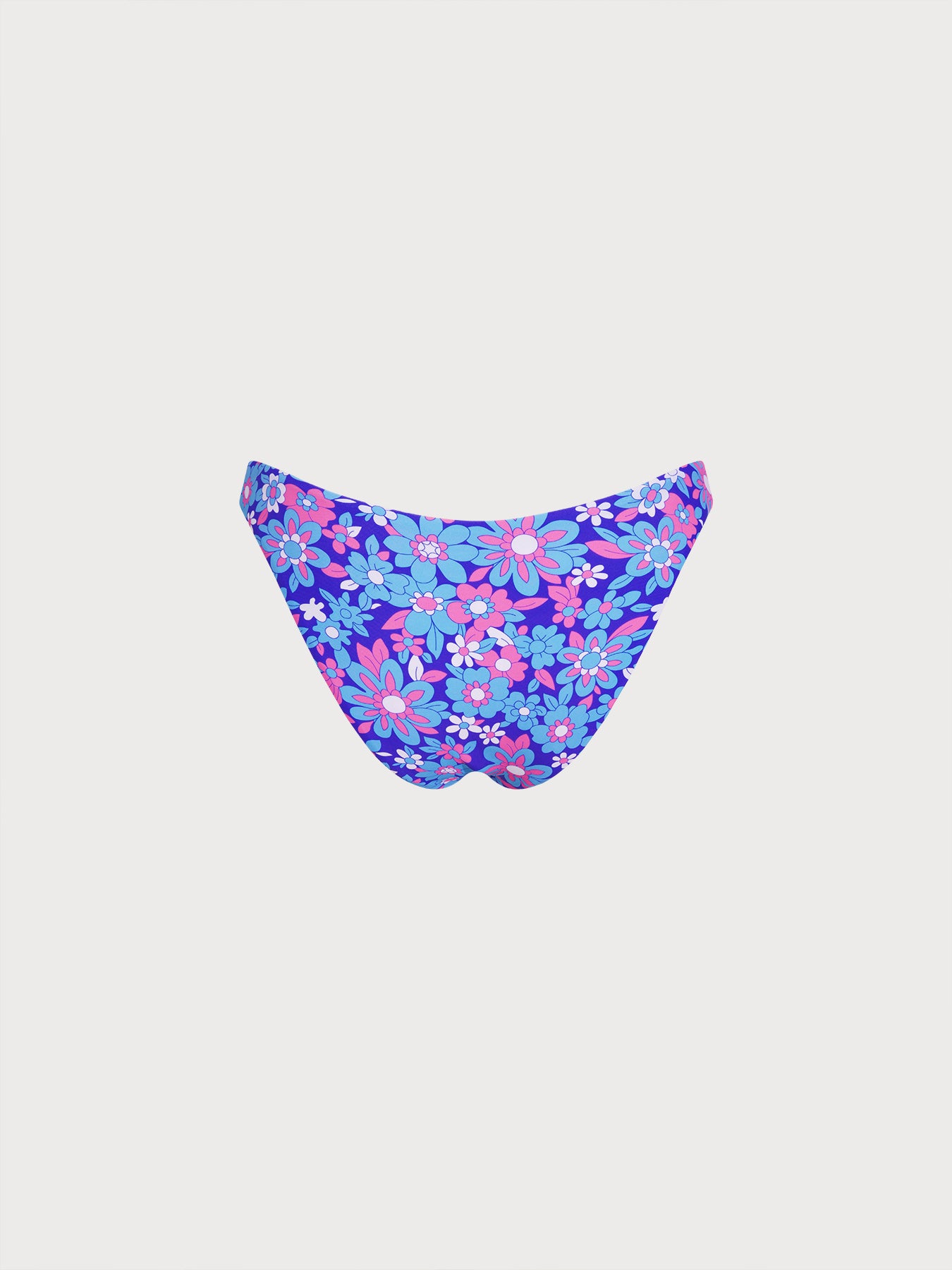 Women's Knitted Nylon Printed Bikini Bottom Bikinis - HAPNIXSTORE