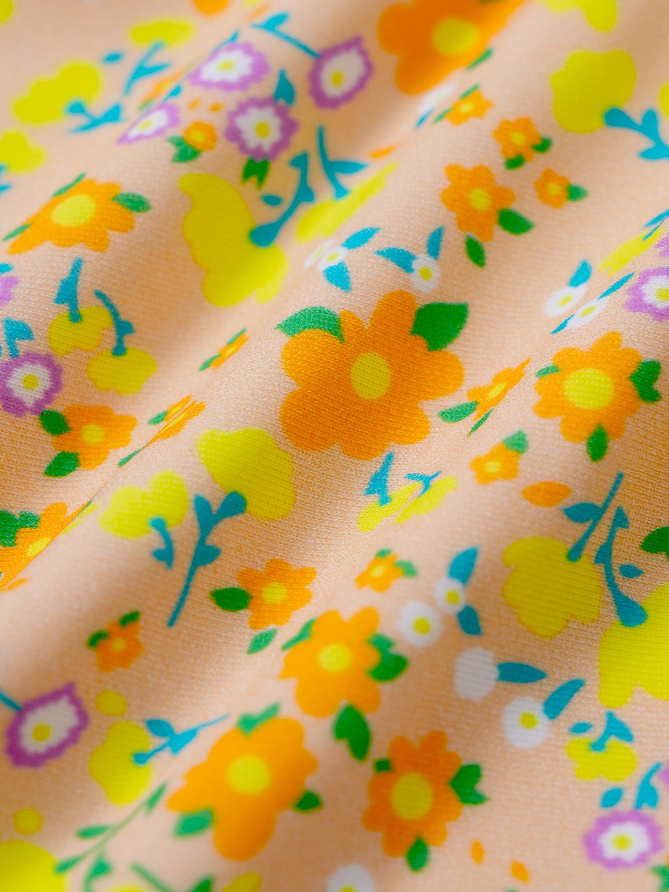 Women's Knitted Nylon Printed Bikini Bottom Bikinis - HAPNIXSTORE