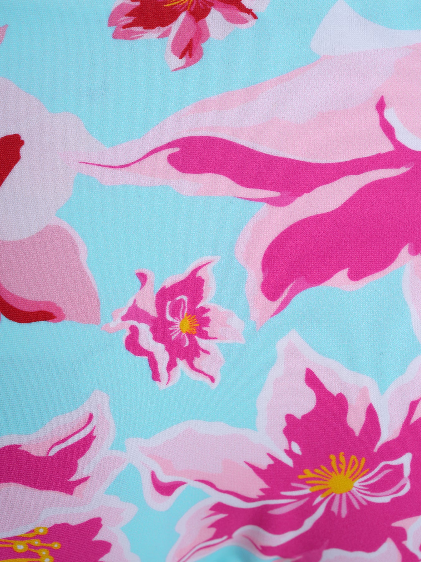 Women's Knitted Nylon Printed Bikini Bottom Bikinis - HAPNIXSTORE