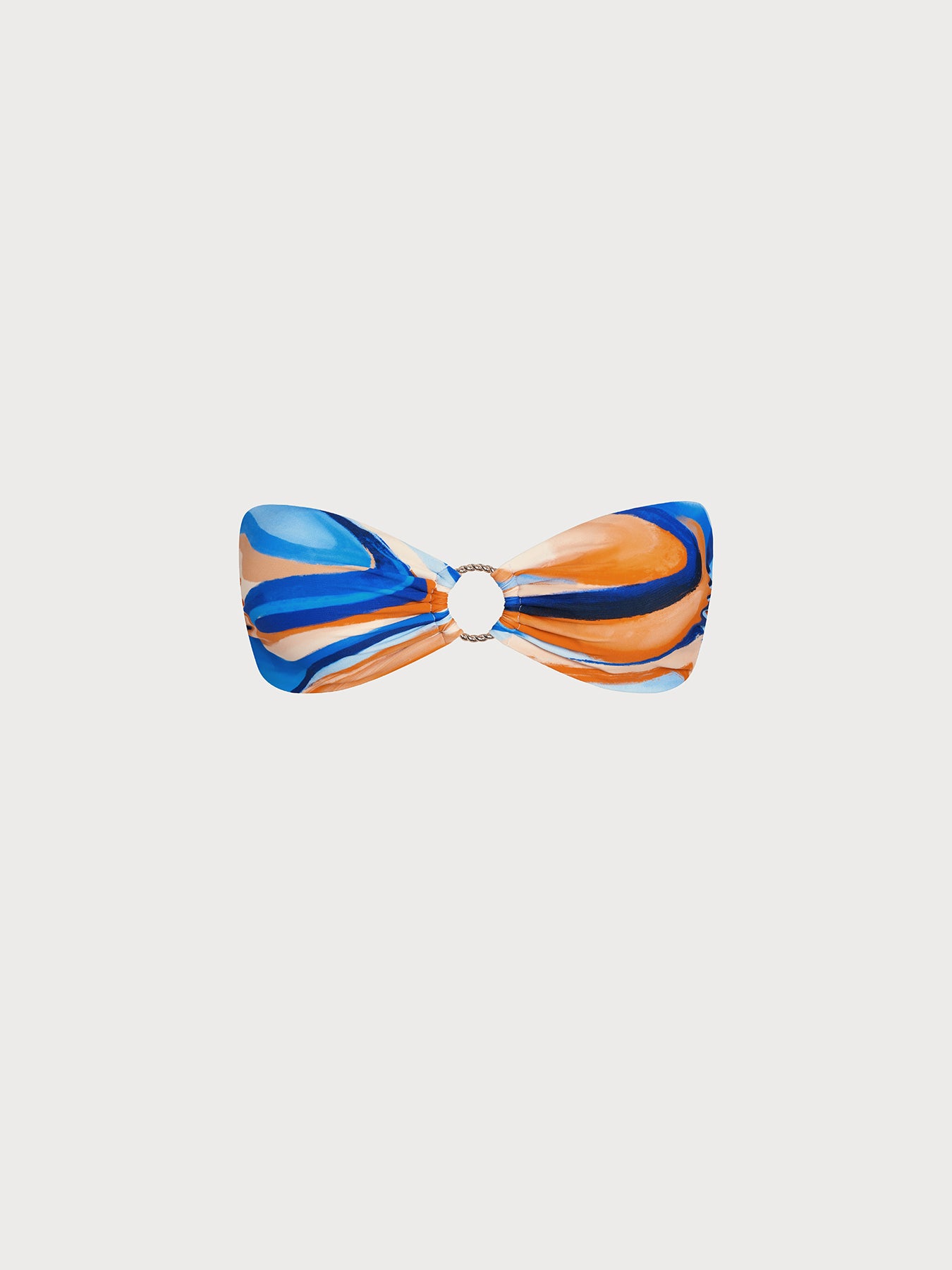 Women's Knitted Nylon Printed Bikini Top Bikinis - HAPNIXSTORE
