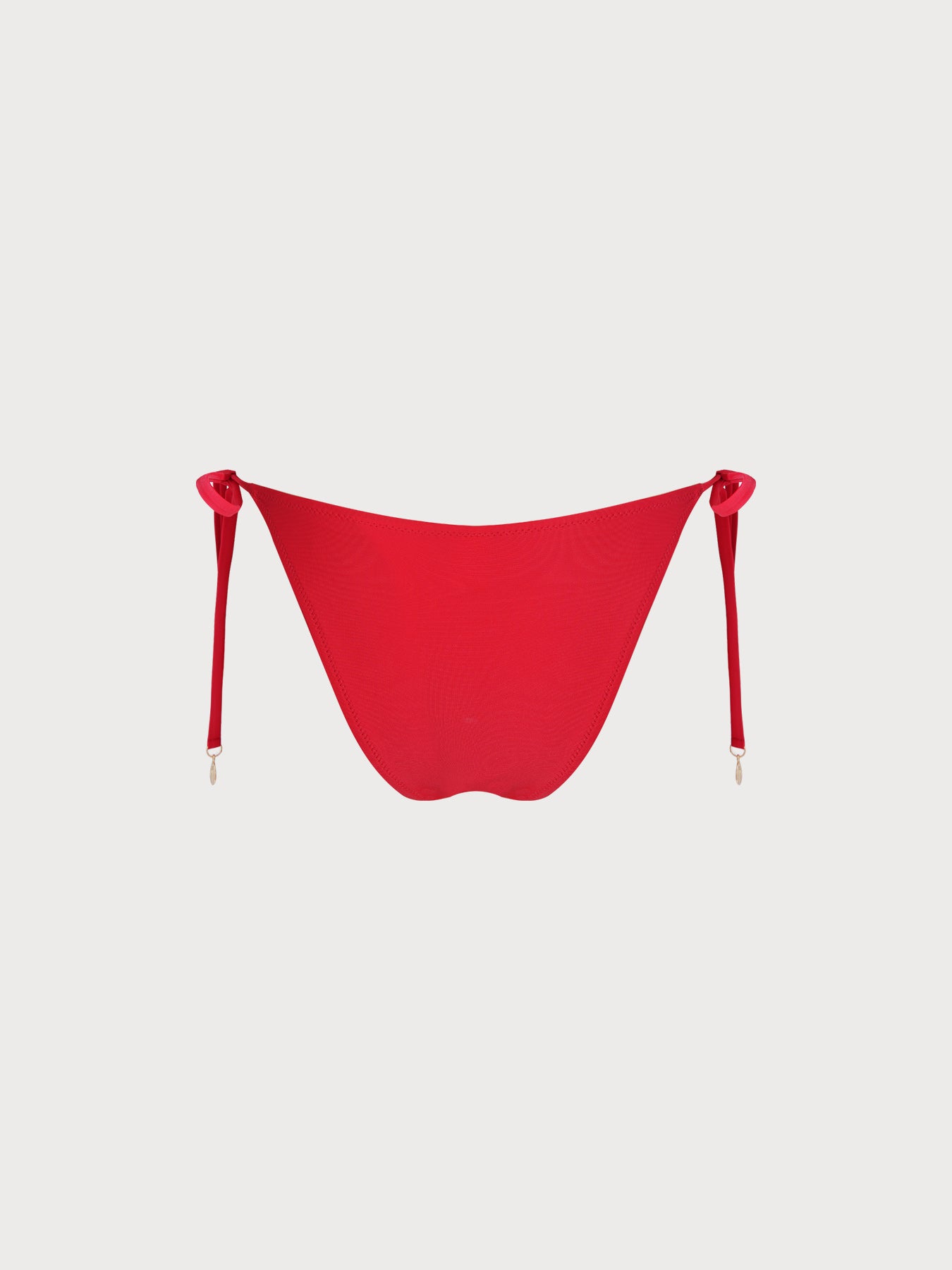 Women's Knitted Nylon Solid Color Bikini Bottom Bikinis - HAPNIXSTORE