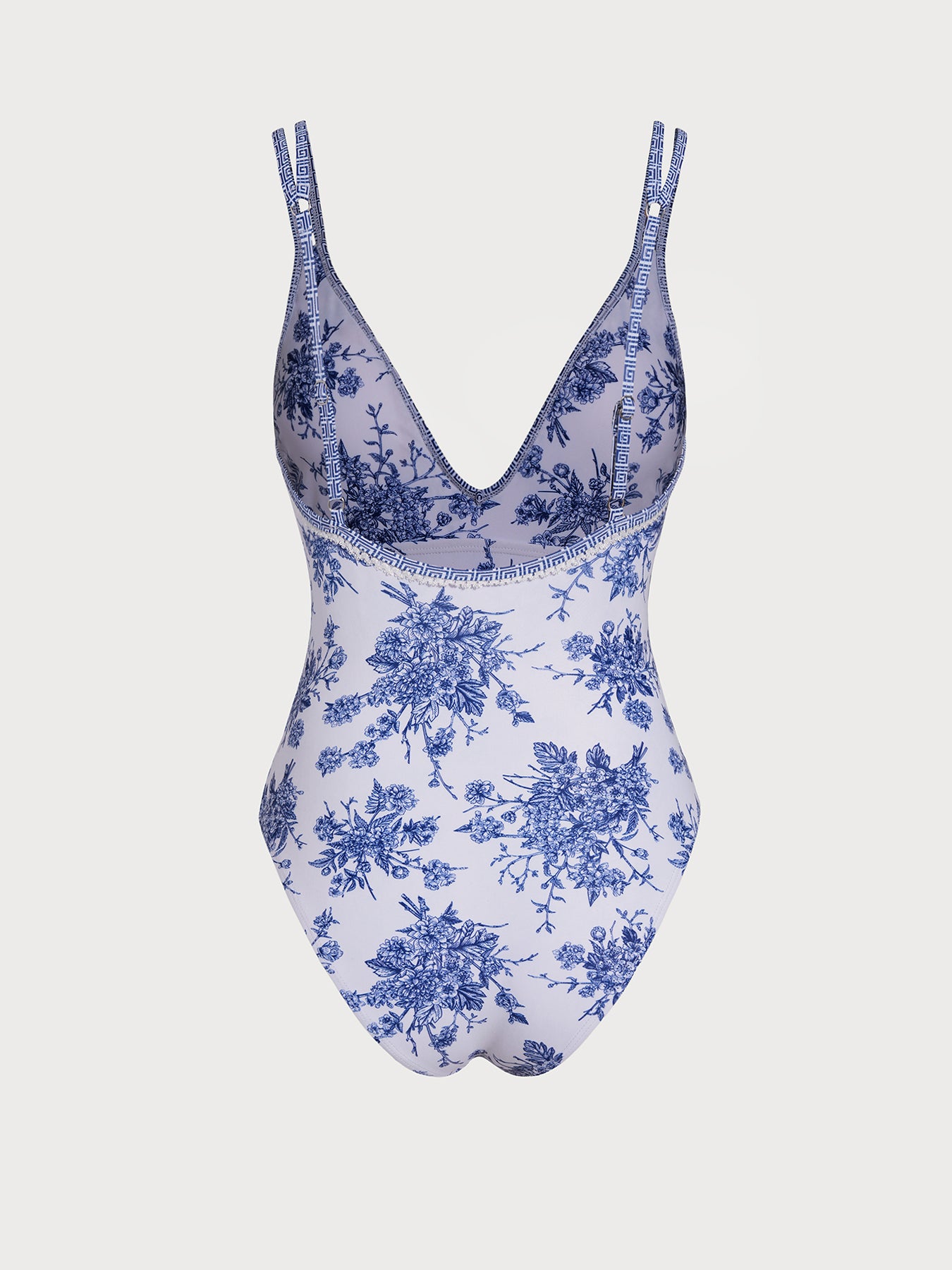 Women's Knitted Polyester Printed Bikini One-Piece One-Pieces - HAPNIXSTORE