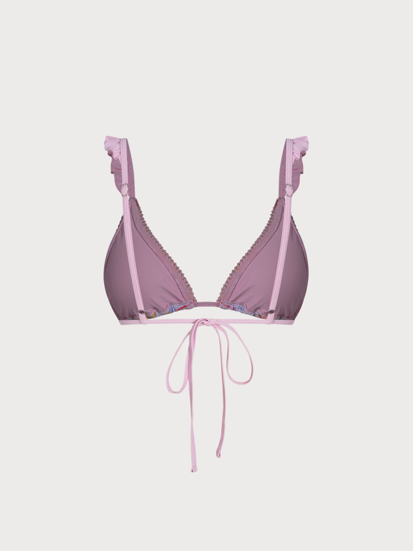 Women's Knitted Polyester Printed Bikini Top Bikinis - HAPNIXSTORE