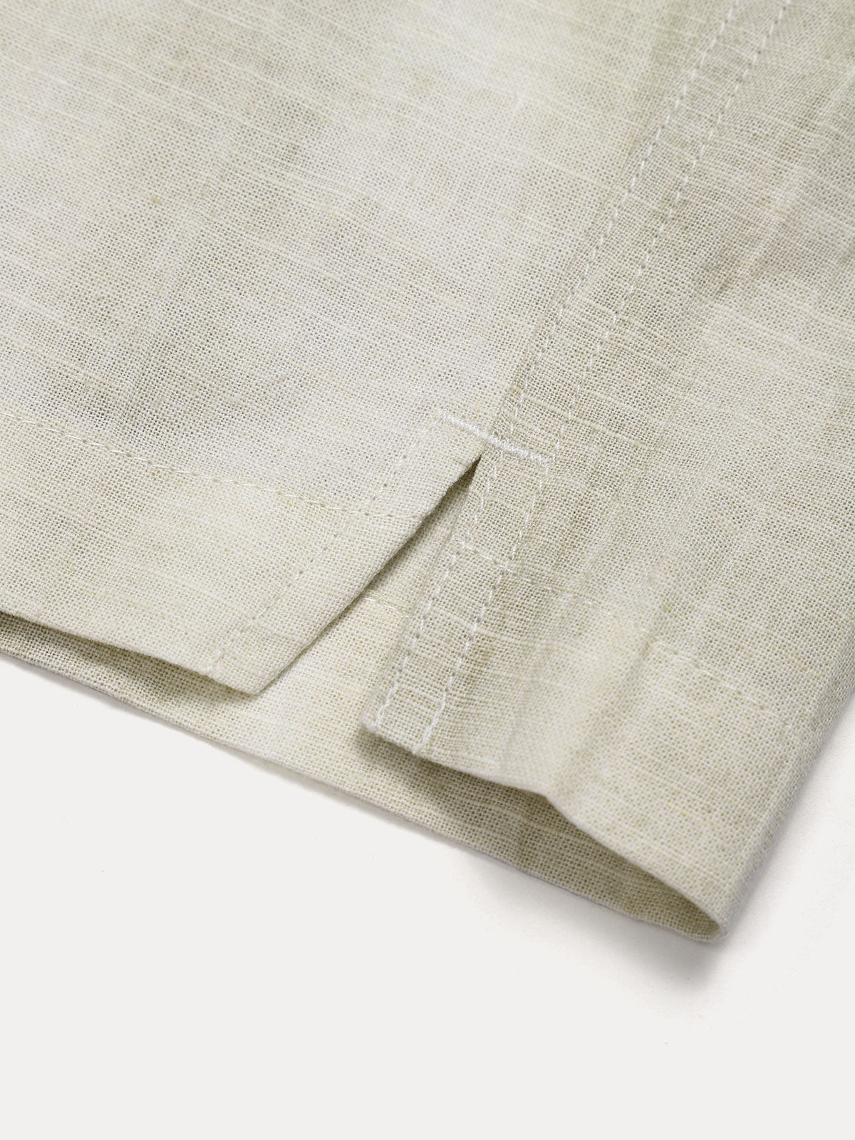 Men'S Woven Linen Swim Shorts Men's Shorts - HAPNIXSTORE