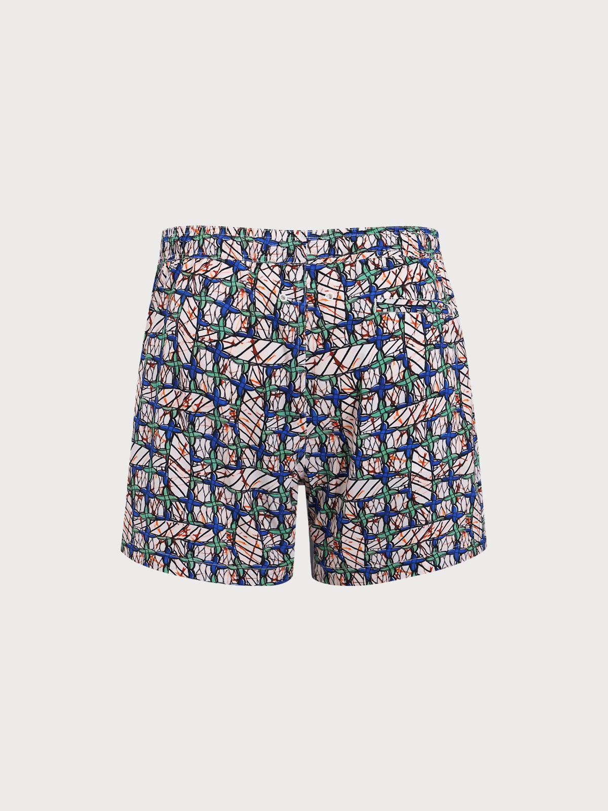 Men'S Woven Nail Spandex Swim Shorts Men's Beach Shorts - HAPNIXSTORE
