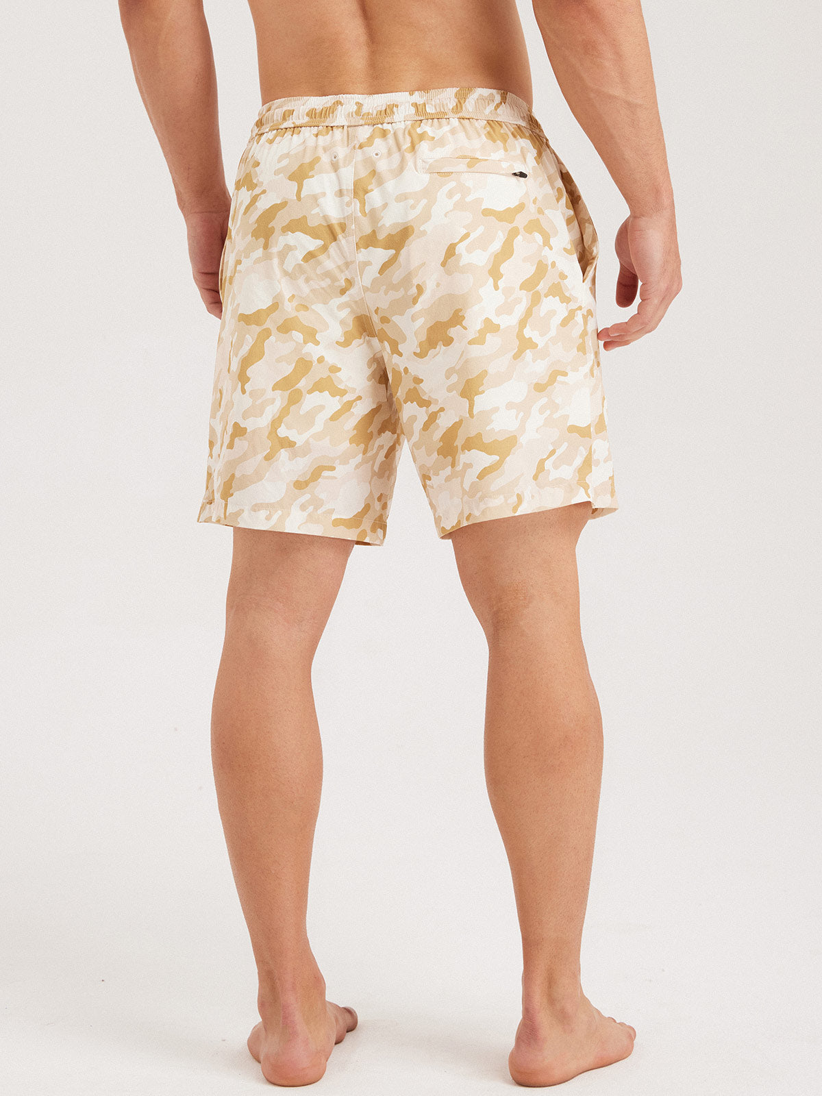 Men'S Woven Nail Spandex Swim Shorts Men's Beach Shorts - HAPNIXSTORE