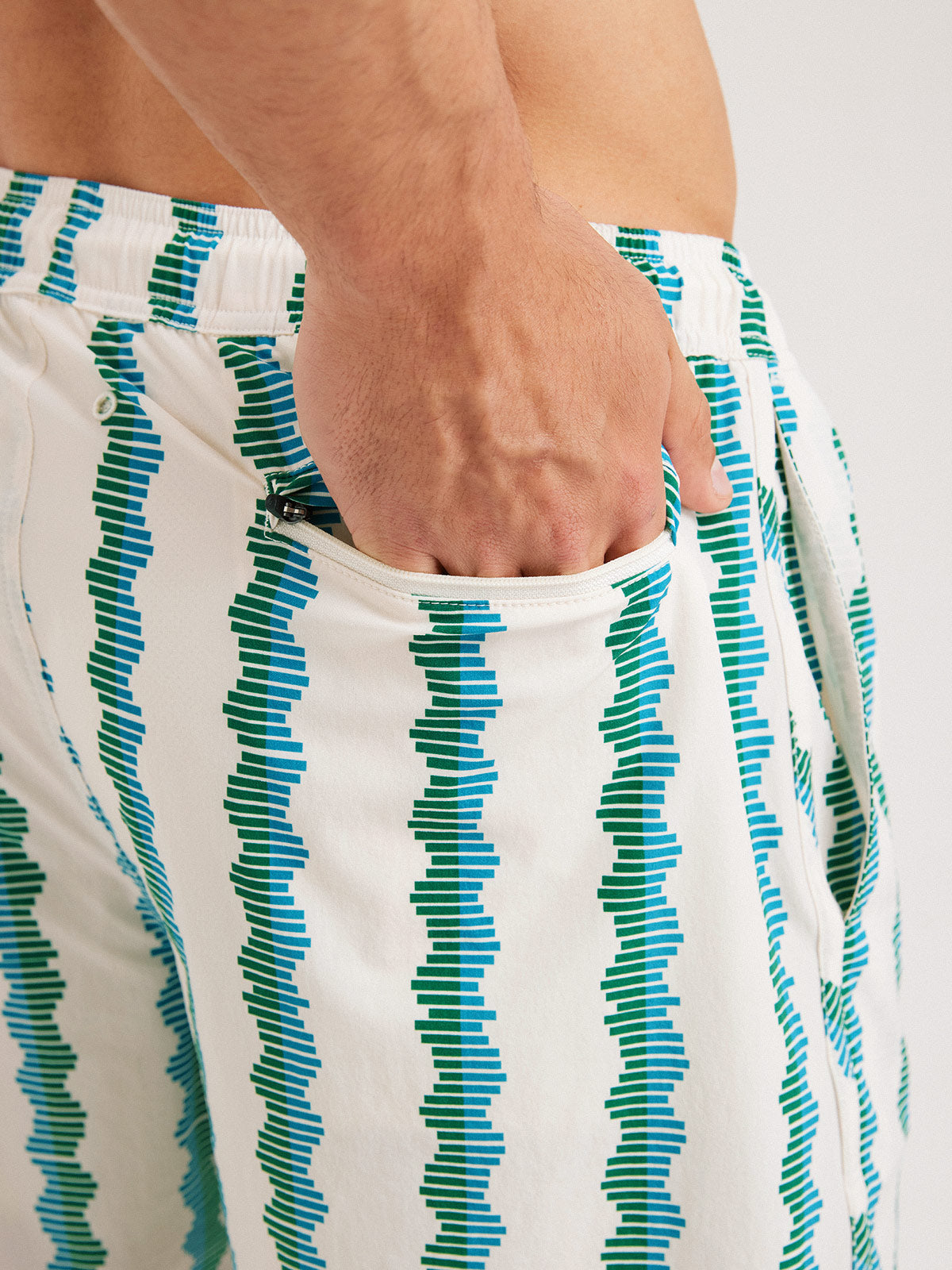 Men'S Woven Nail Spandex Swim Shorts Men's Beach Shorts - HAPNIXSTORE