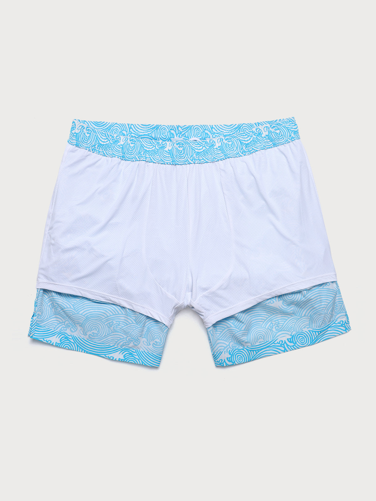 Men'S Woven Nail Spandex Swim Shorts Men's Beach Shorts - HAPNIXSTORE