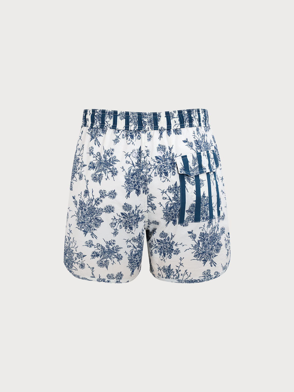Men'S Woven Nylon-Blend Swim Shorts Men's Beach Shorts - HAPNIXSTORE