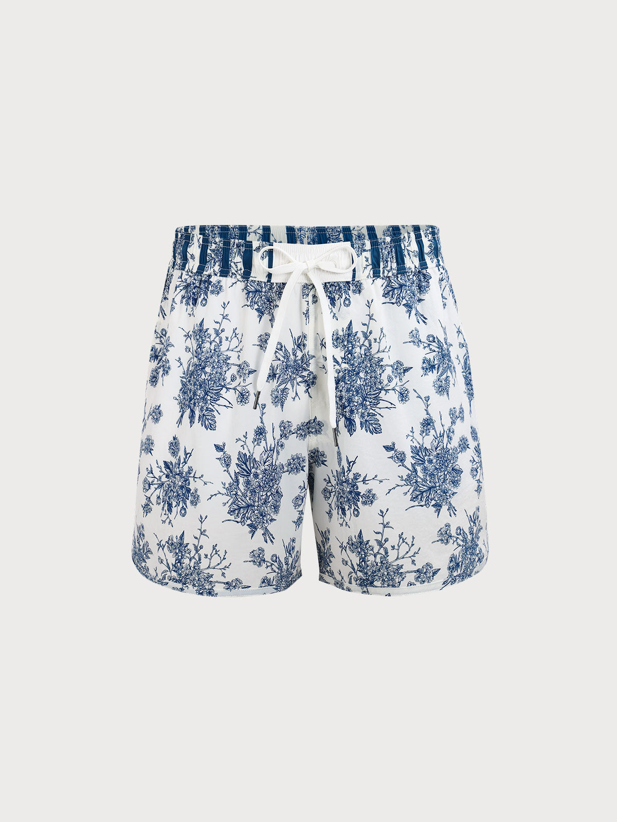 Men'S Woven Nylon-Blend Swim Shorts Men's Beach Shorts - HAPNIXSTORE
