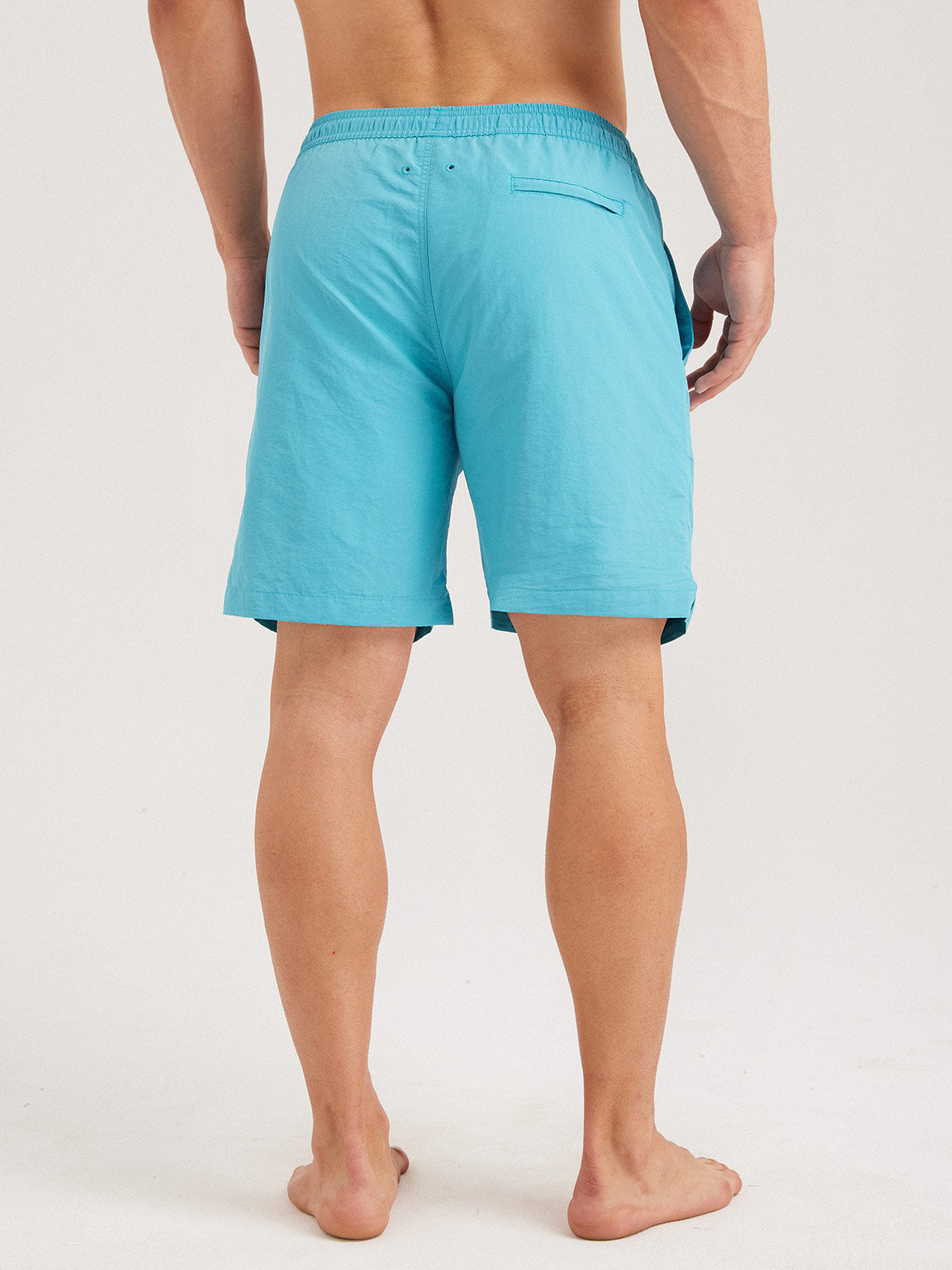 Men'S Woven Nylon Swim Shorts Men's Beach Shorts - HAPNIXSTORE