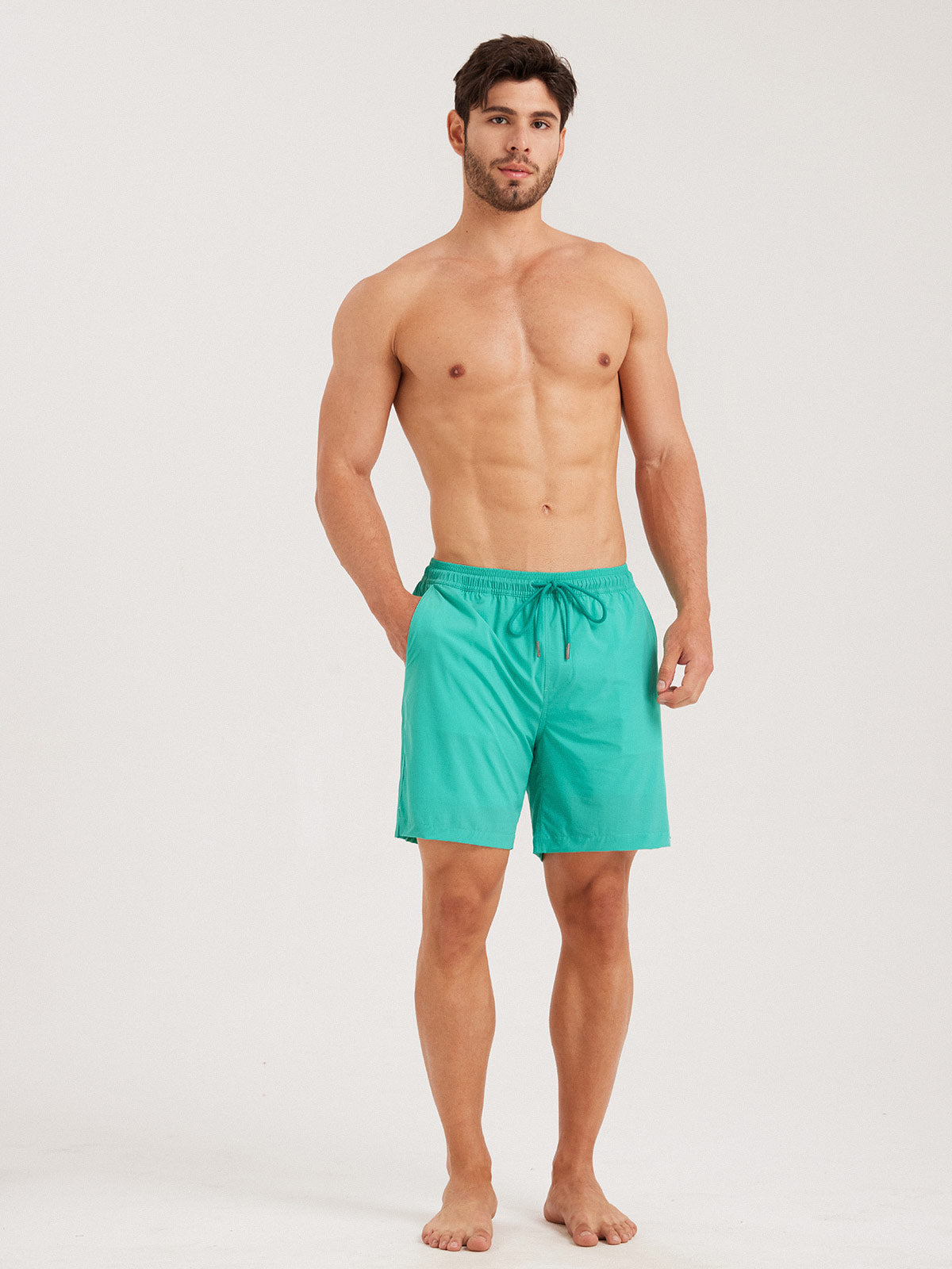Men'S Woven Nylon Swim Shorts Men's Shorts - HAPNIXSTORE