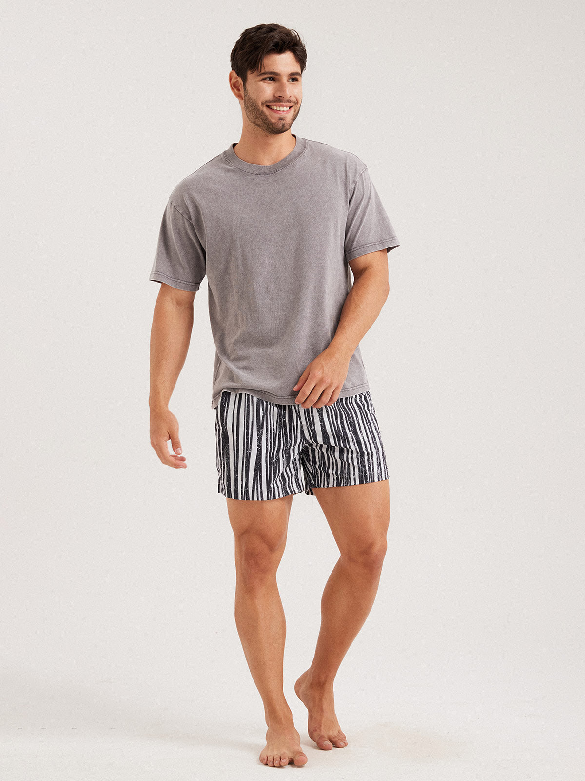 Men'S Woven Nylon Swim Shorts Men's Shorts - HAPNIXSTORE
