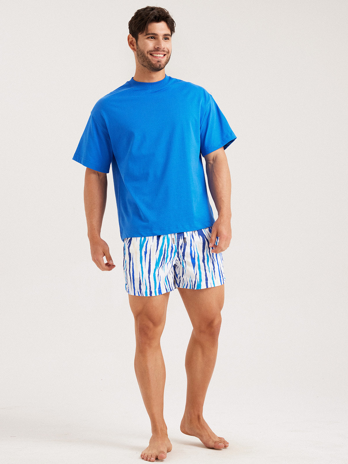 Men'S Woven Nylon Swim Shorts Men's Shorts - HAPNIXSTORE