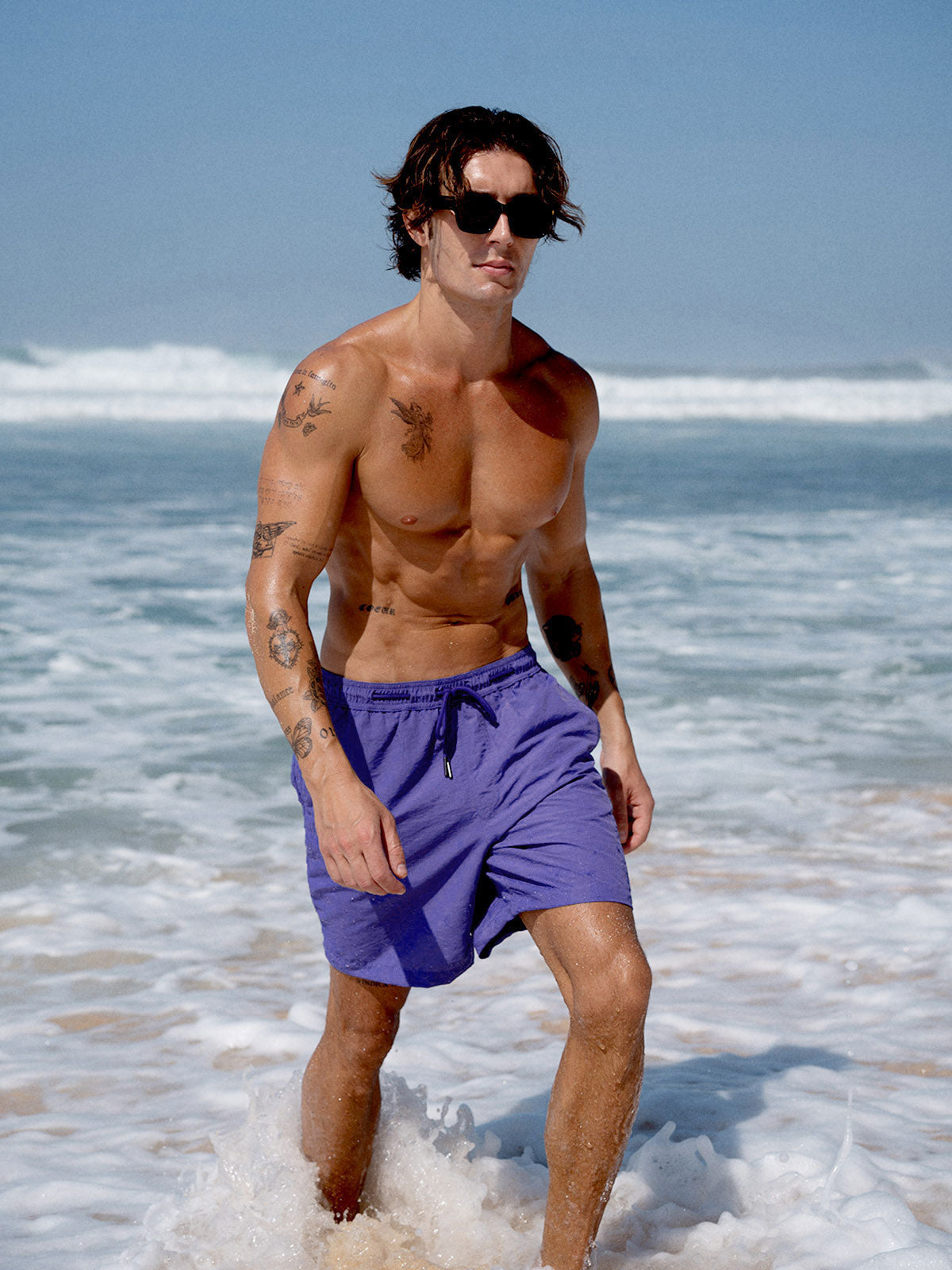 Men's Woven Nylon Swim Shorts Men's Shorts - HAPNIXSTORE
