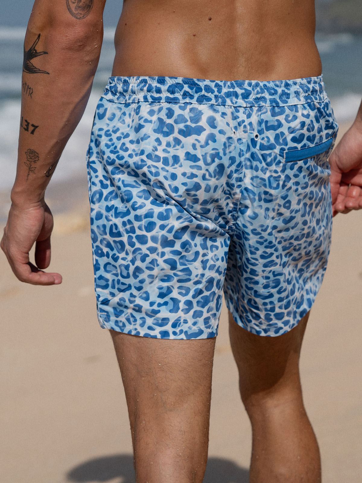 Men's Woven Polyester Swim Shorts Men's Shorts - HAPNIXSTORE