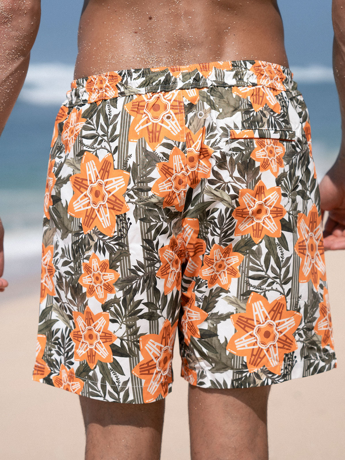 Men's Woven Polyester Swim Shorts Men's Shorts - HAPNIXSTORE