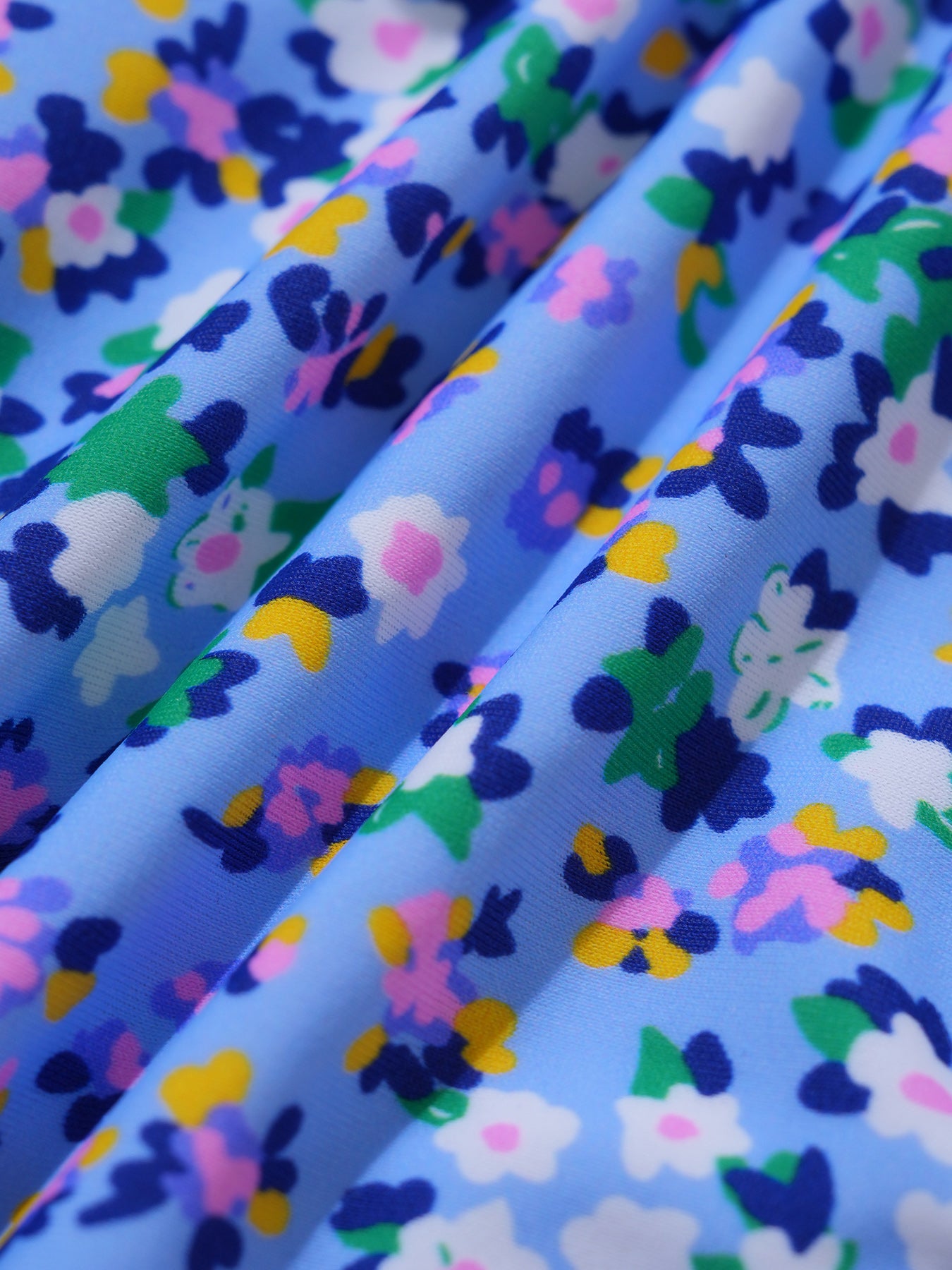 Women's Knitted Nylon Printed Bikini Bottom Bikinis - HAPNIXSTORE