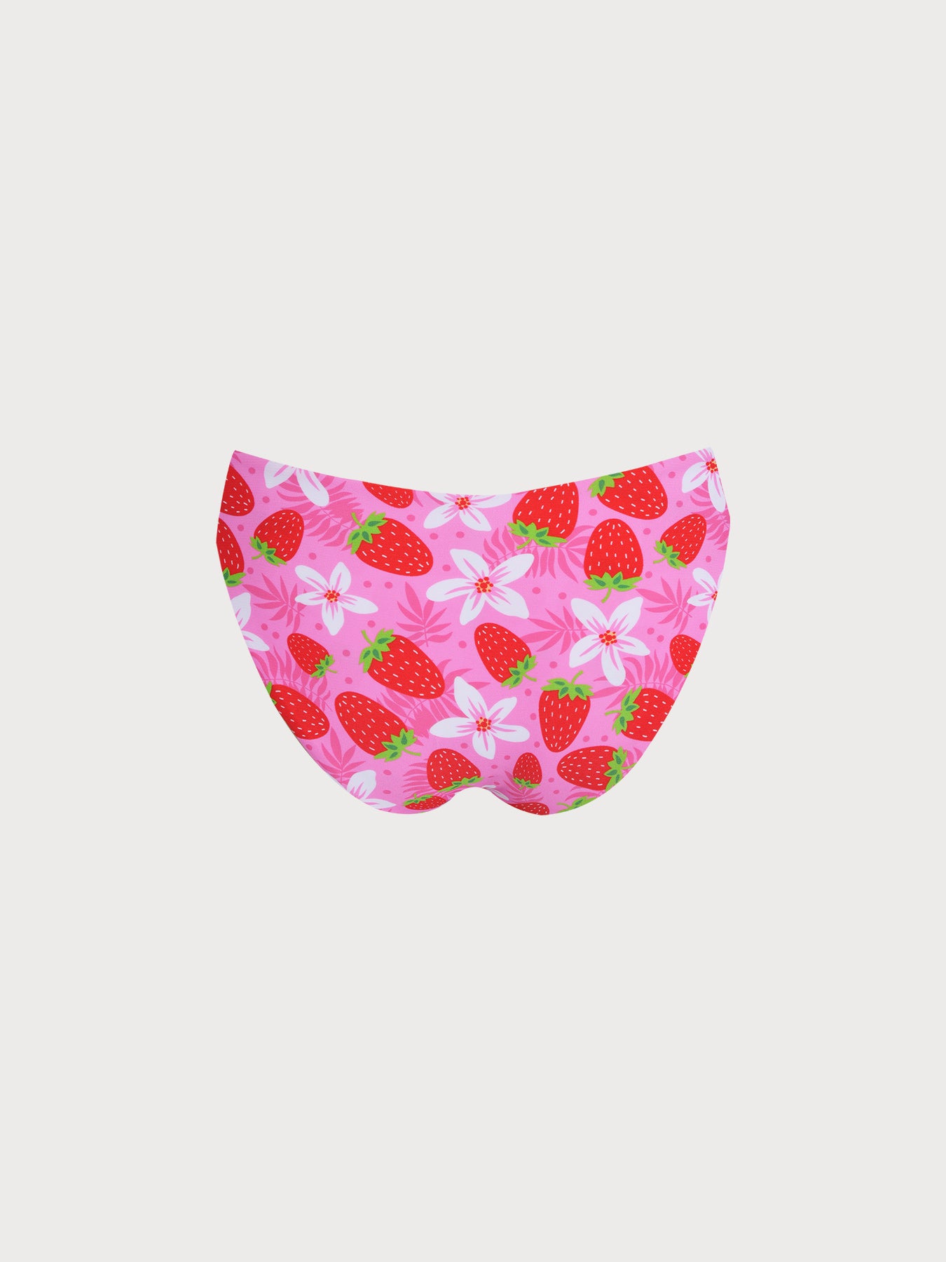 Women's Knitted Nylon Printed Bikini Bottom Bikinis - HAPNIXSTORE