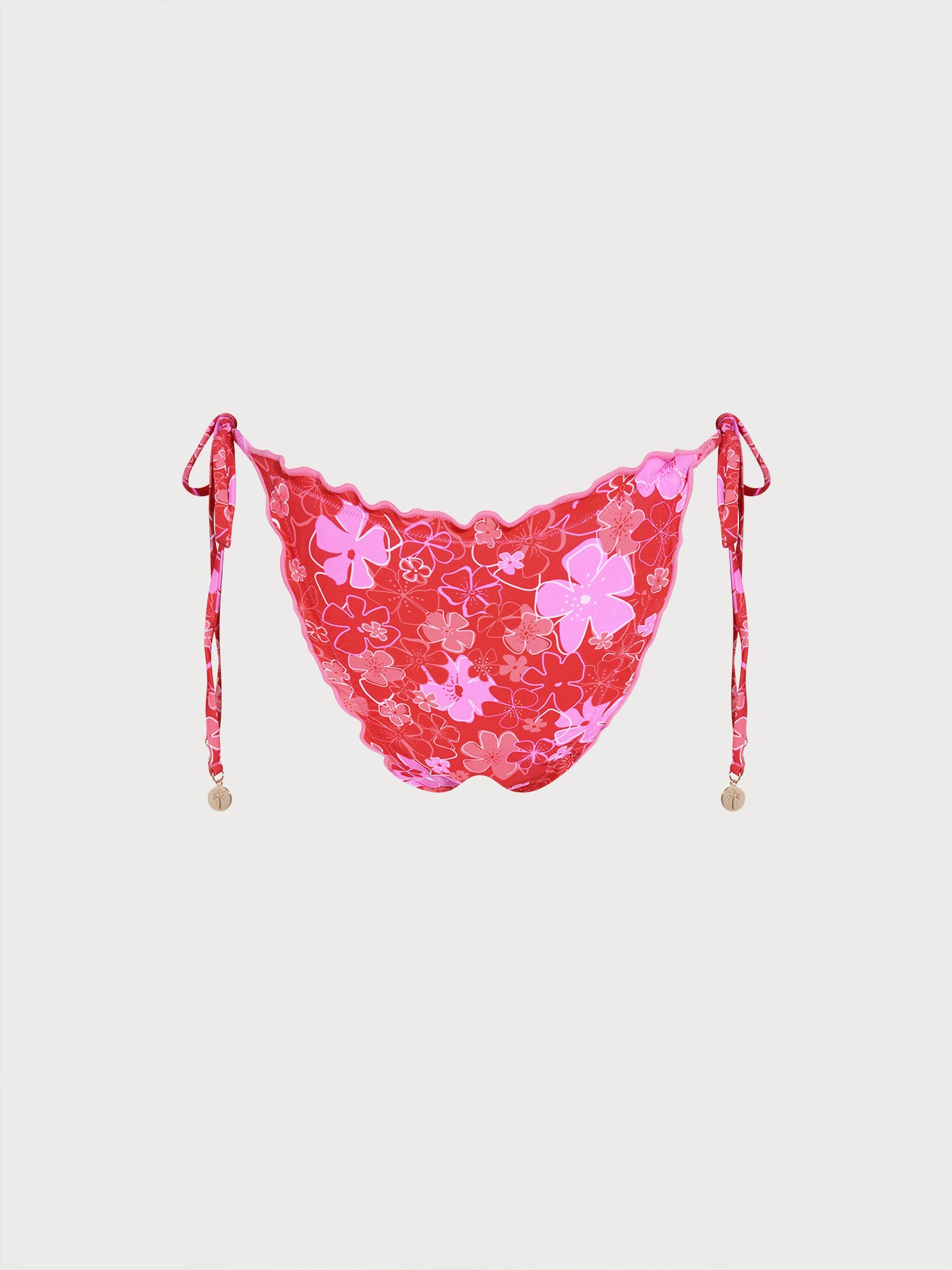 Women's Knitted Nylon Printed Bikini Bottom Bikinis - HAPNIXSTORE