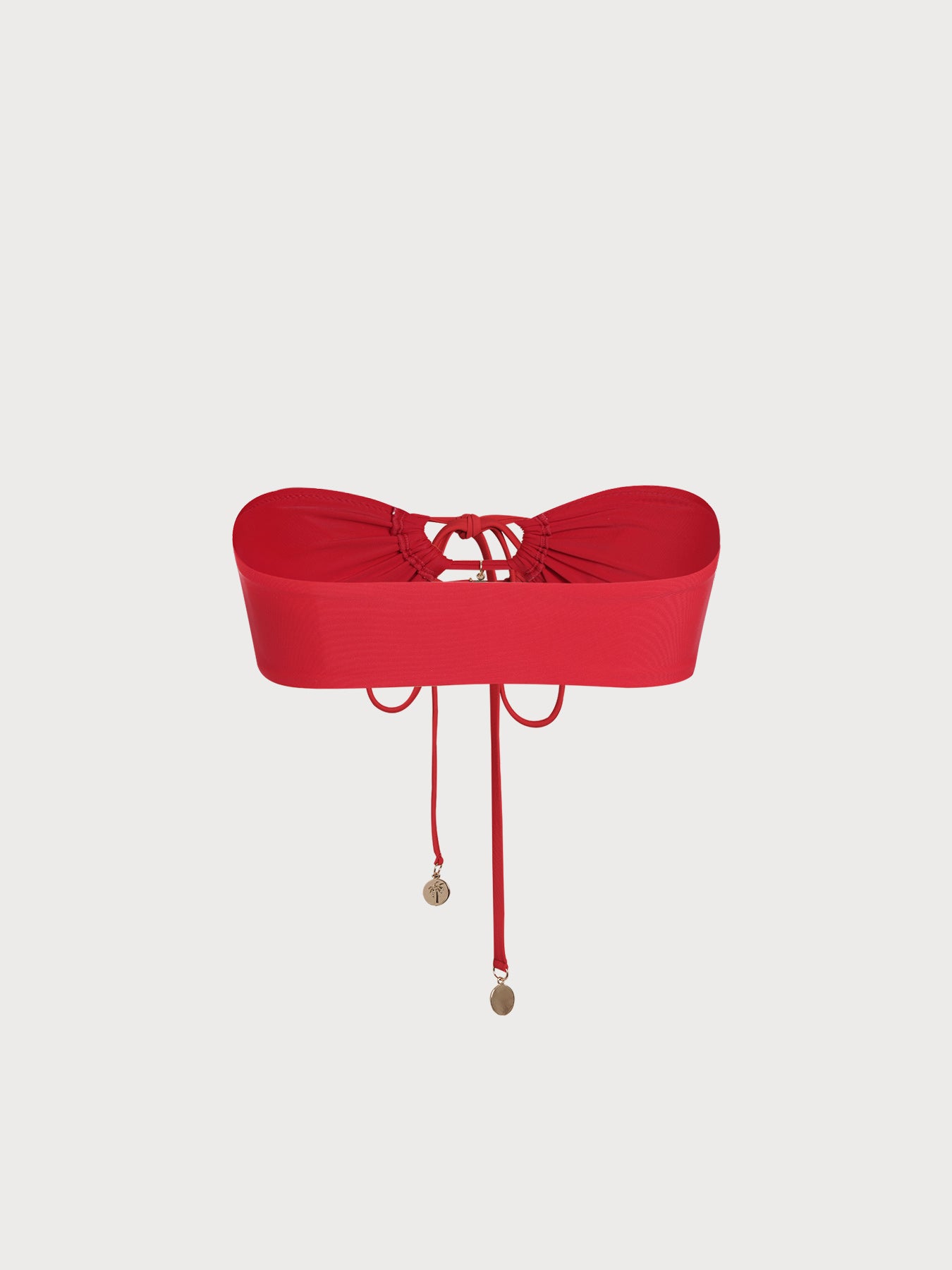 Women's Knitted Nylon Solid Color Bikini Top Bikinis - HAPNIXSTORE