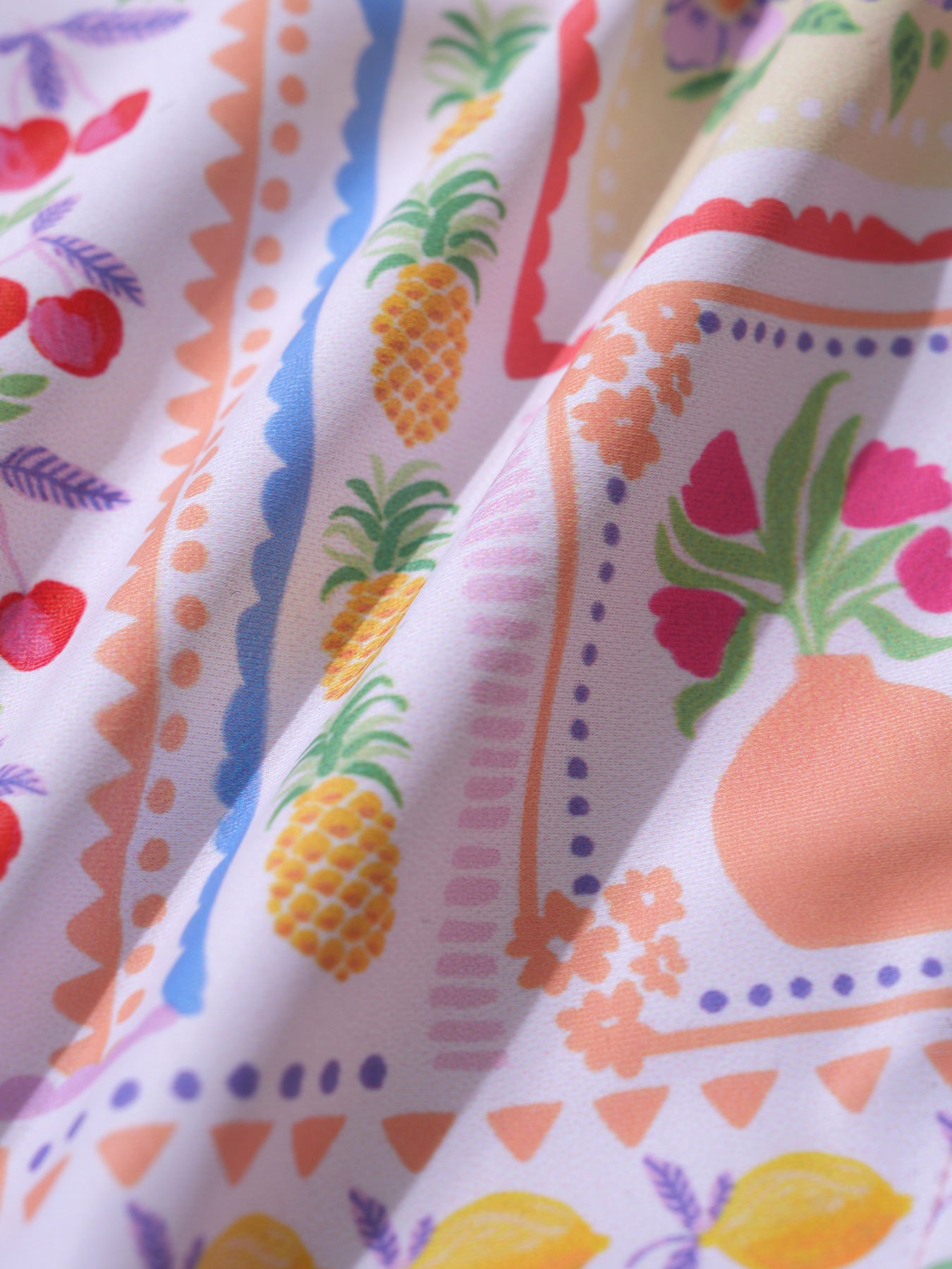 Women's Knitted Polyester Printed Bikini Bottom Bikinis - HAPNIXSTORE