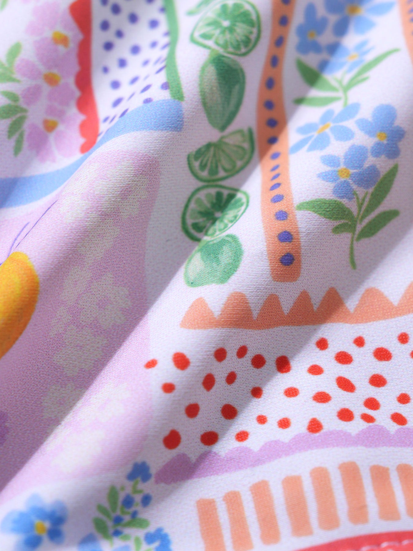 Women's Knitted Polyester Printed Bikini Bottom Bikinis - HAPNIXSTORE