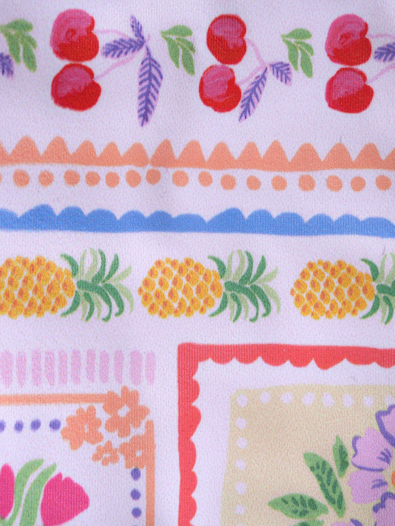 Women's Knitted Polyester Printed Bikini Top Bikinis - HAPNIXSTORE